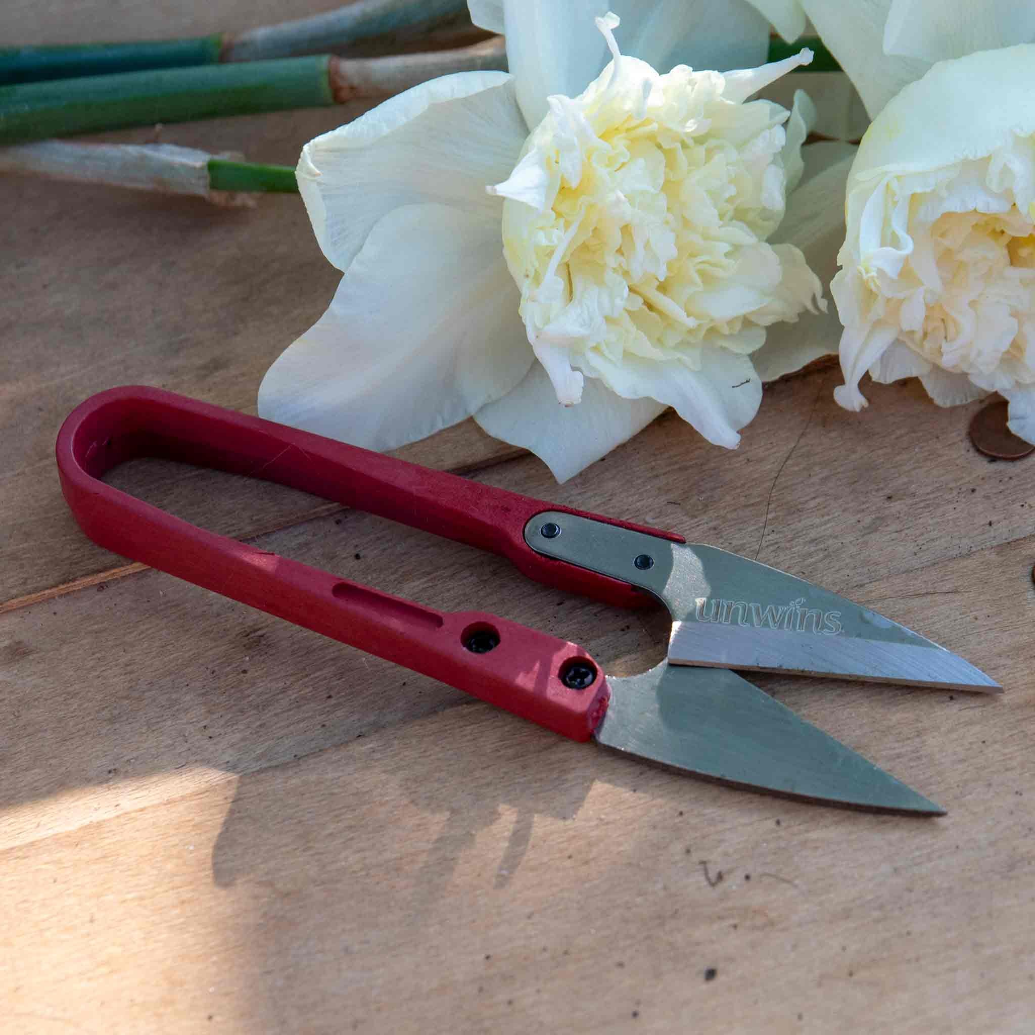 Unwins Micro Snips 110mm Precision Garden Deadheading Tool