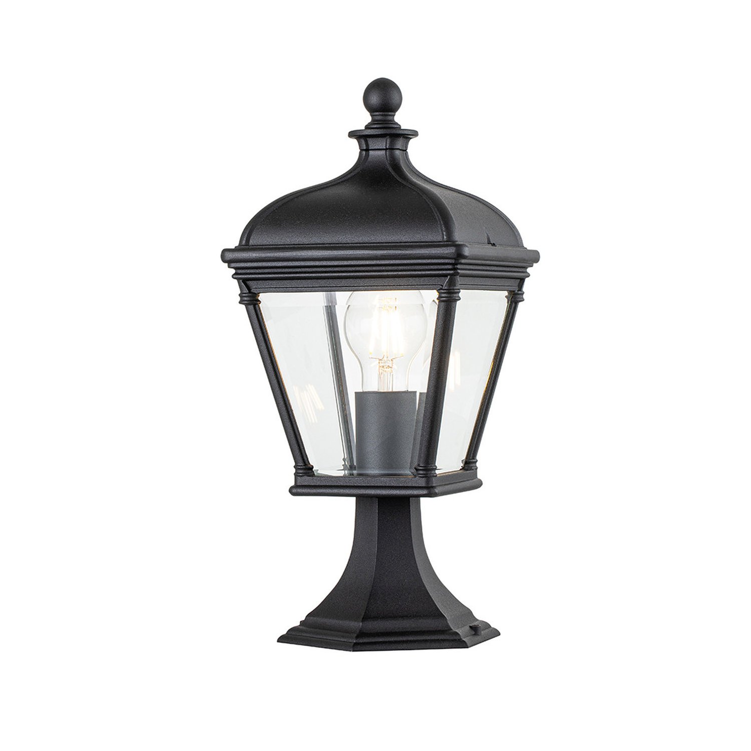Elstead Bayview Pedestal Light - Black