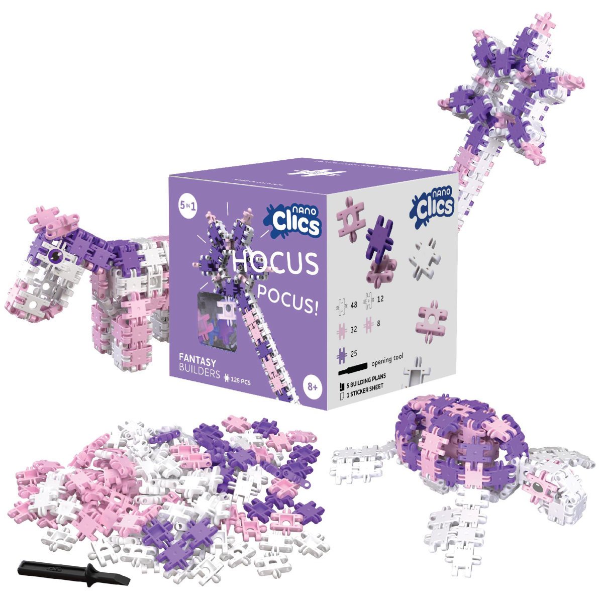 Clics Nano Building Blocks Fantasy Builders Construction Set