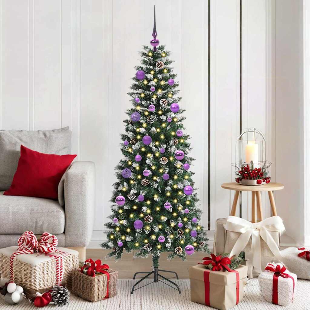 Walplus 150 Warm LED Lights Artificial Christmas Tree - Green - 150 cm