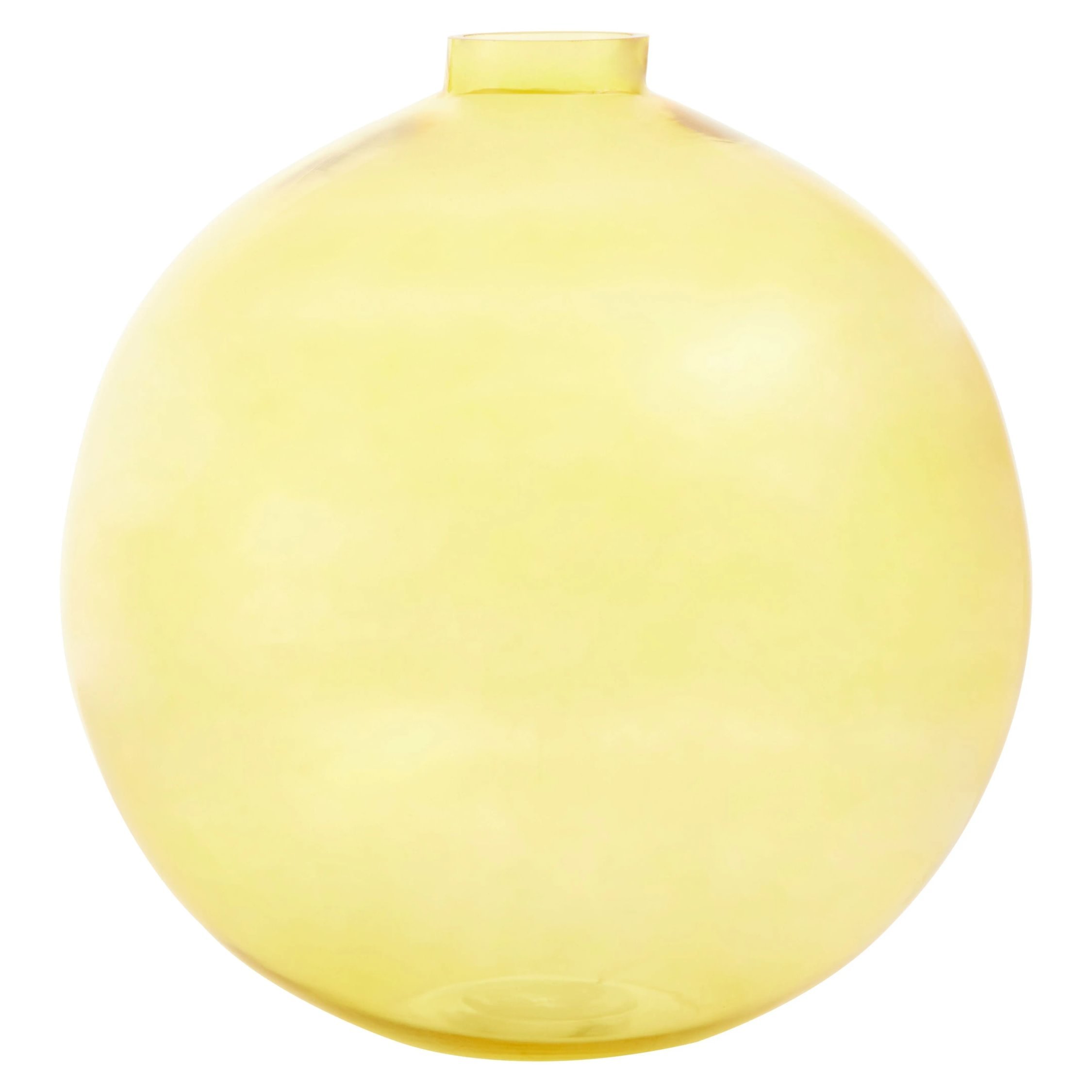 Orsina Bree Glass Vase - Yellow