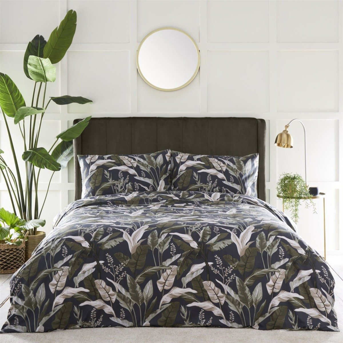 Portfolio Home Olive Botanicals Olive Duvet Cover Set - Double