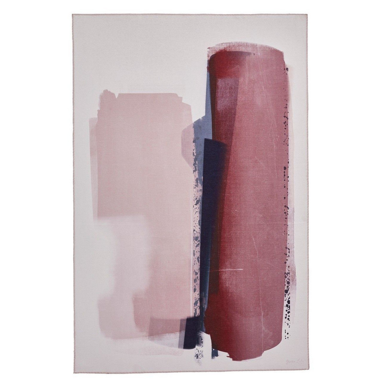 Mega Flooring Pink Modern Abstract Rug - 120 x 170cm