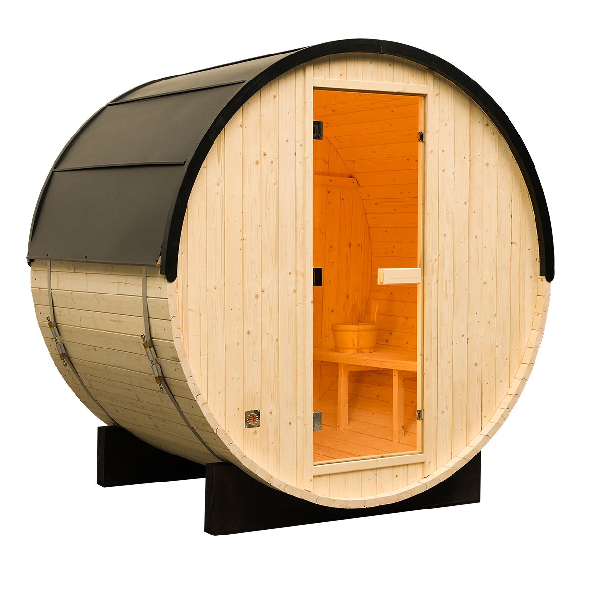 Vidalux 2 - 4 Person Traditional Barrel Sauna