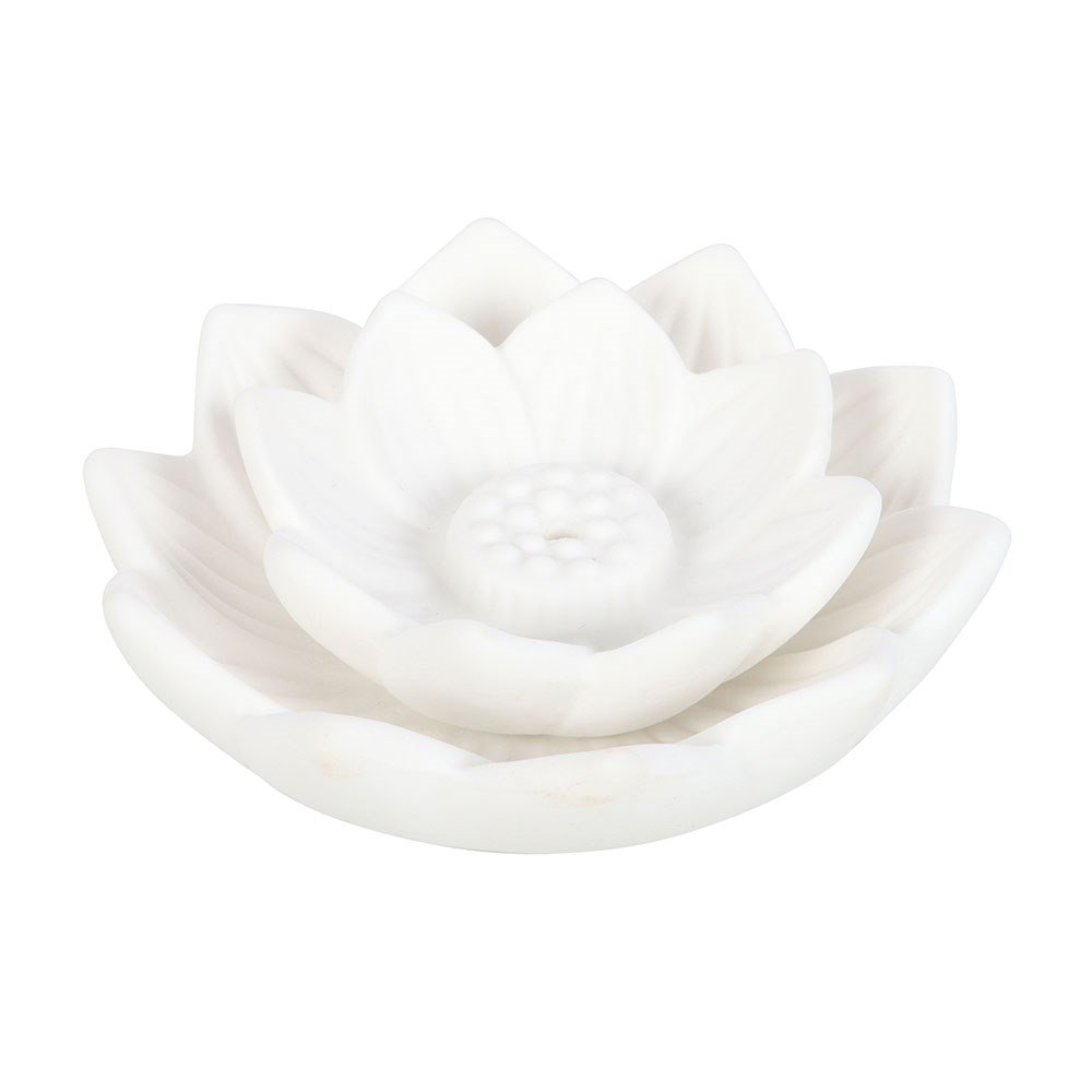 Something Different Lotus Incense Holder - White