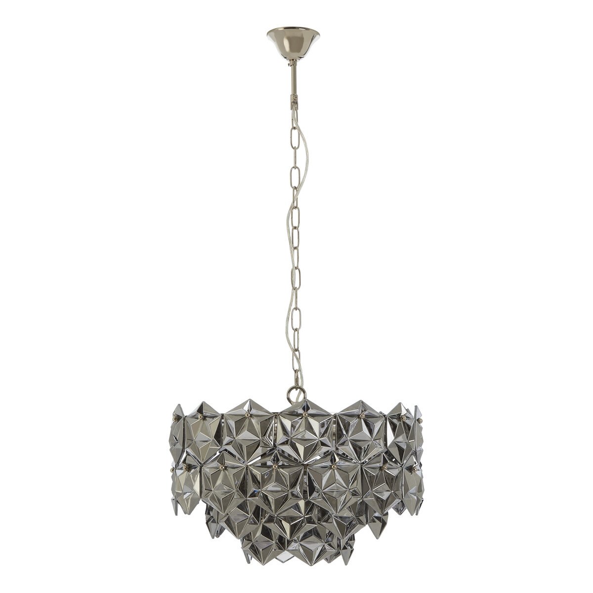 Orsina Rydello Glass Chandelier - Smoked Grey
