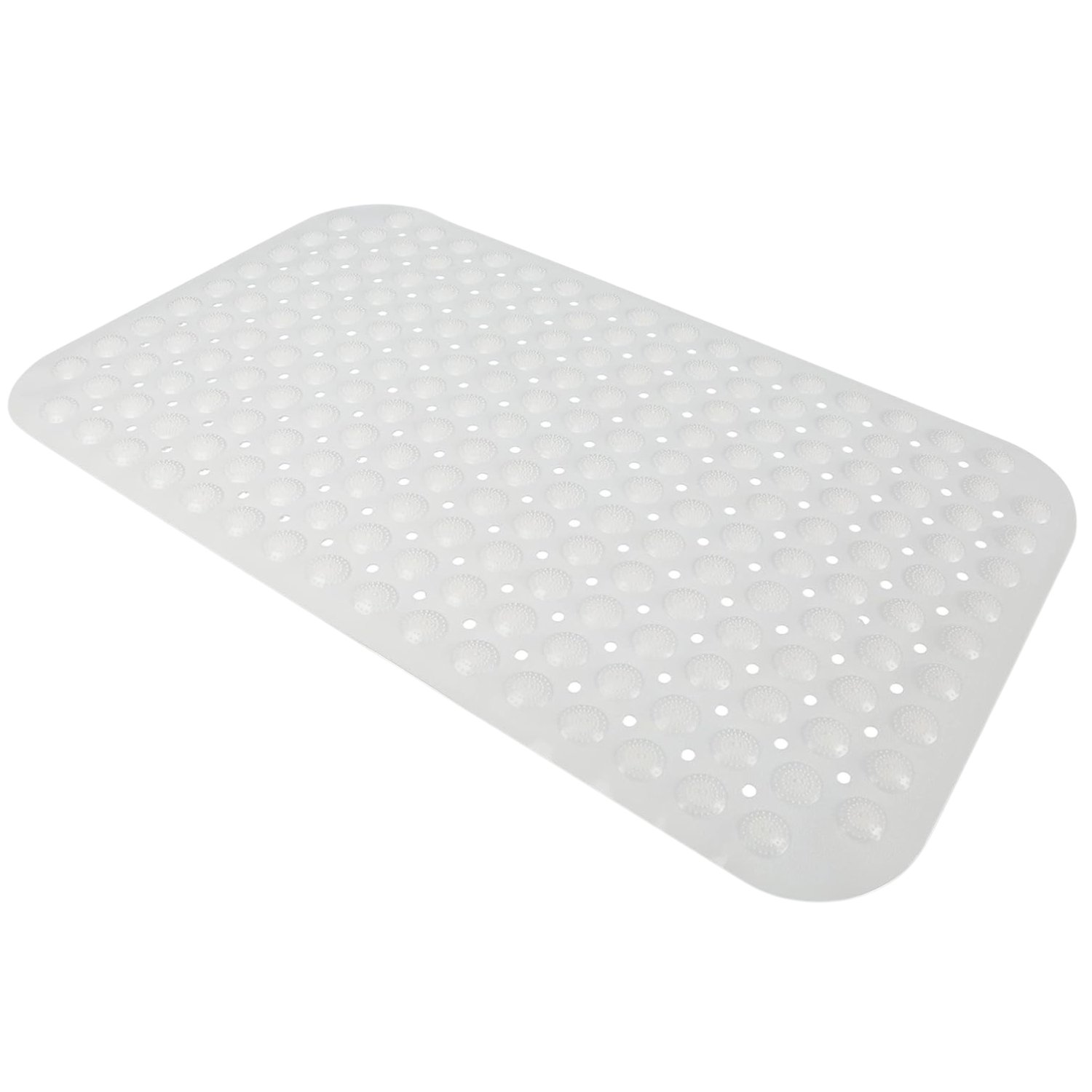 Top 3 Non-Slip Durable Bath Shower Mat with Suction Cups - White