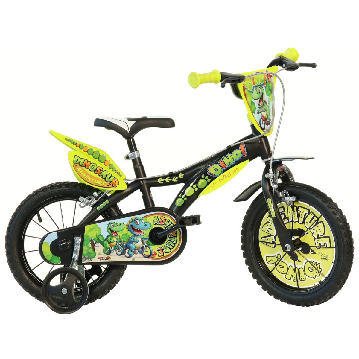 Dino Bikes Dinosaur 16" Kids Bike - Black