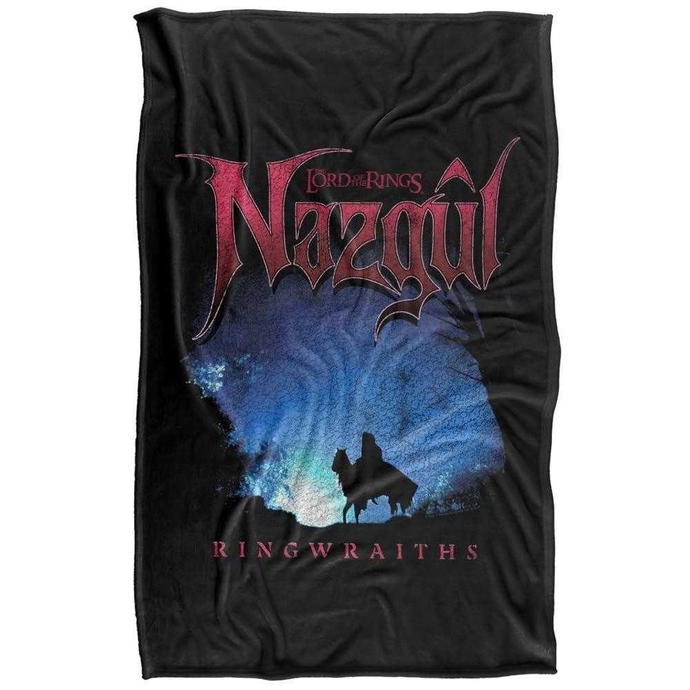 Lord Of The Rings The Nazgul Ringwraiths Soft Touch Blanket - 152cm x 127cm