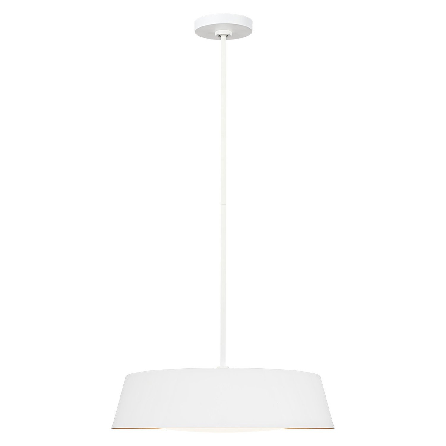 Elstead Asher 5 Arm Pendant Light - Matte White