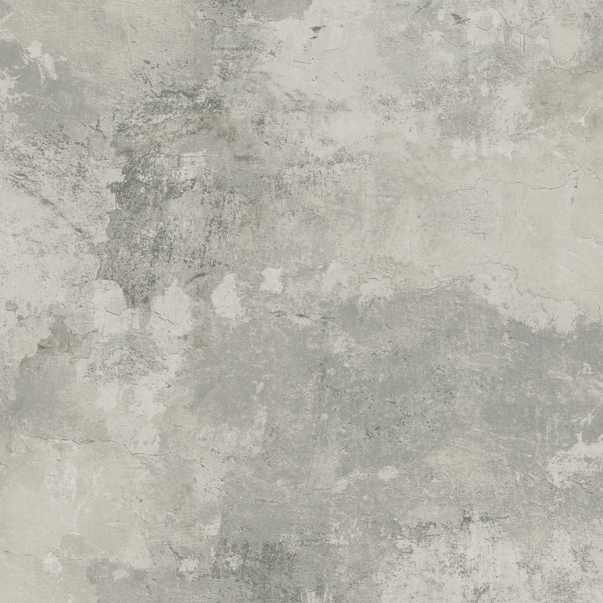 Grandeco Rustic Old Town Plaster Distressed Concrete Textured Wallpaper - Grey