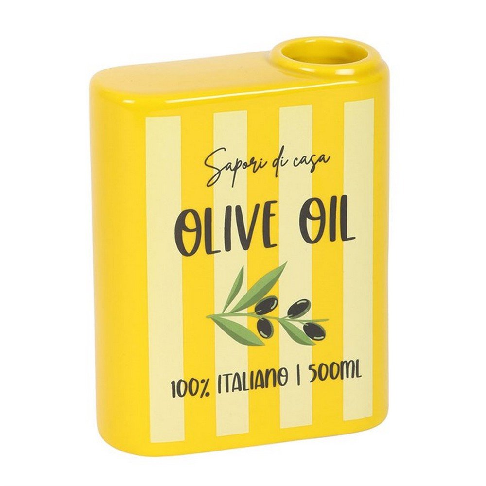 Something Different Olive Oil Flower Vase - Yellow
