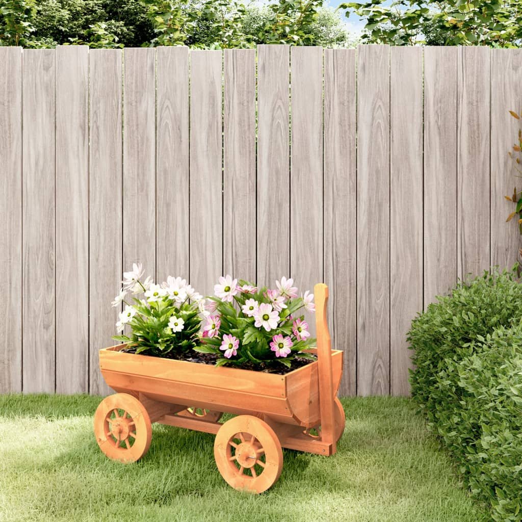 Walplus Wood Decorative Wagon Solid Fir - 70 x 43 x 54 cm