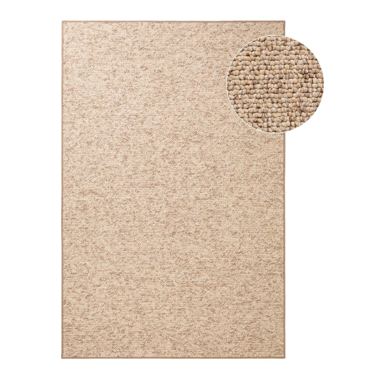 Hanse Home Beige Wolly Tufted Look Synthetic Rug - 60 x 90cm