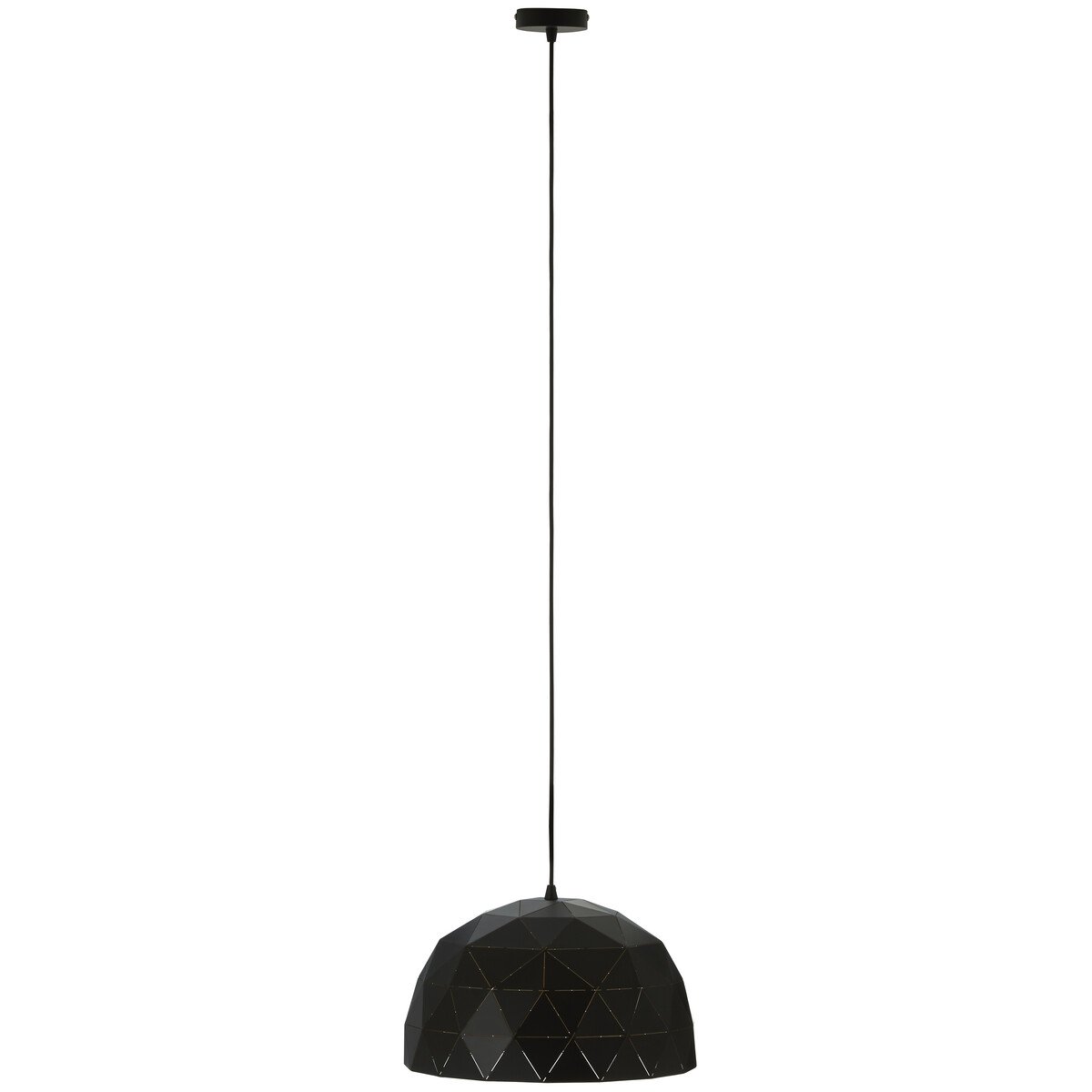 Orsina Mateo Small Dome Pendant Light - Black and Copper