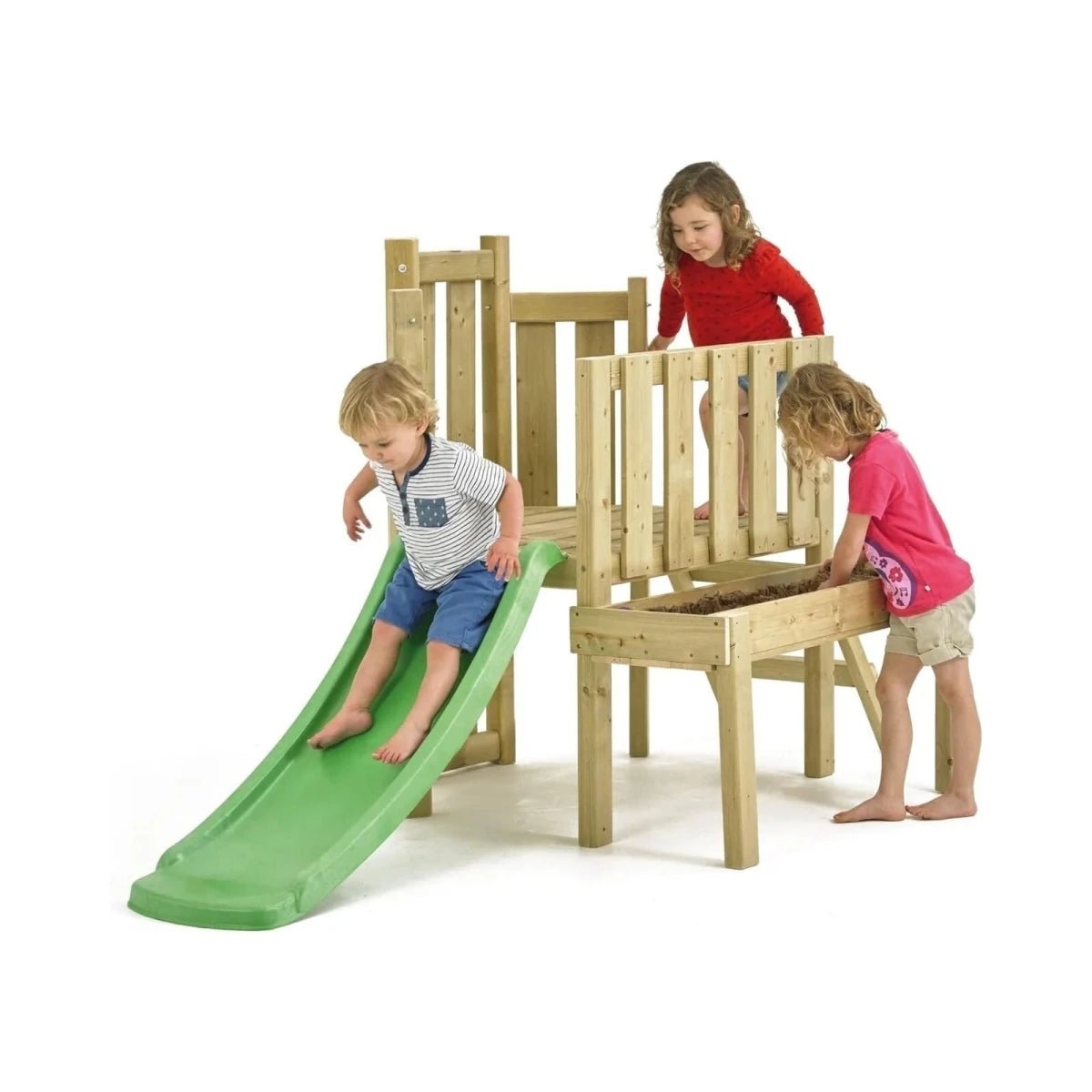TP FSC Wooden Climbing Frame with Slide