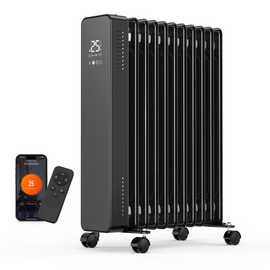 VonHaus 2500W WiFi Oil Filled Radiator - Remote Control