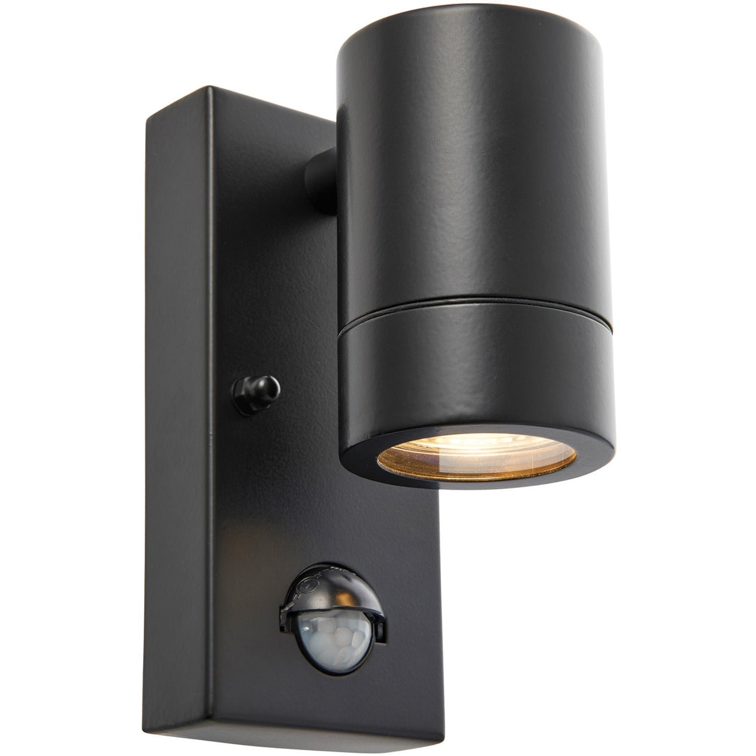 Loops Direct Stainless Steel Outdoor Wall Light LED GU10 - Matt Black