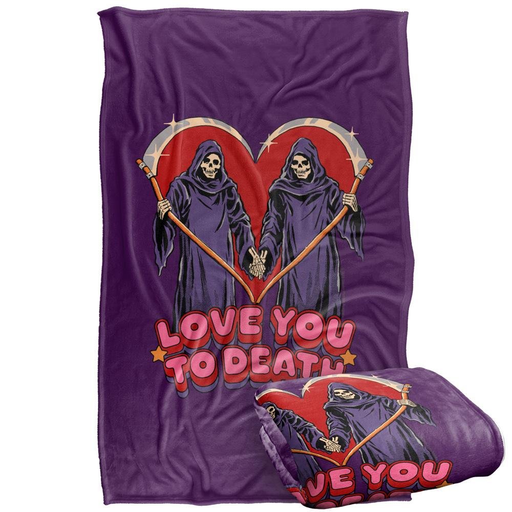 Steven Rhodes Love You To Death Soft Touch Blanket - 147cm x 91cm