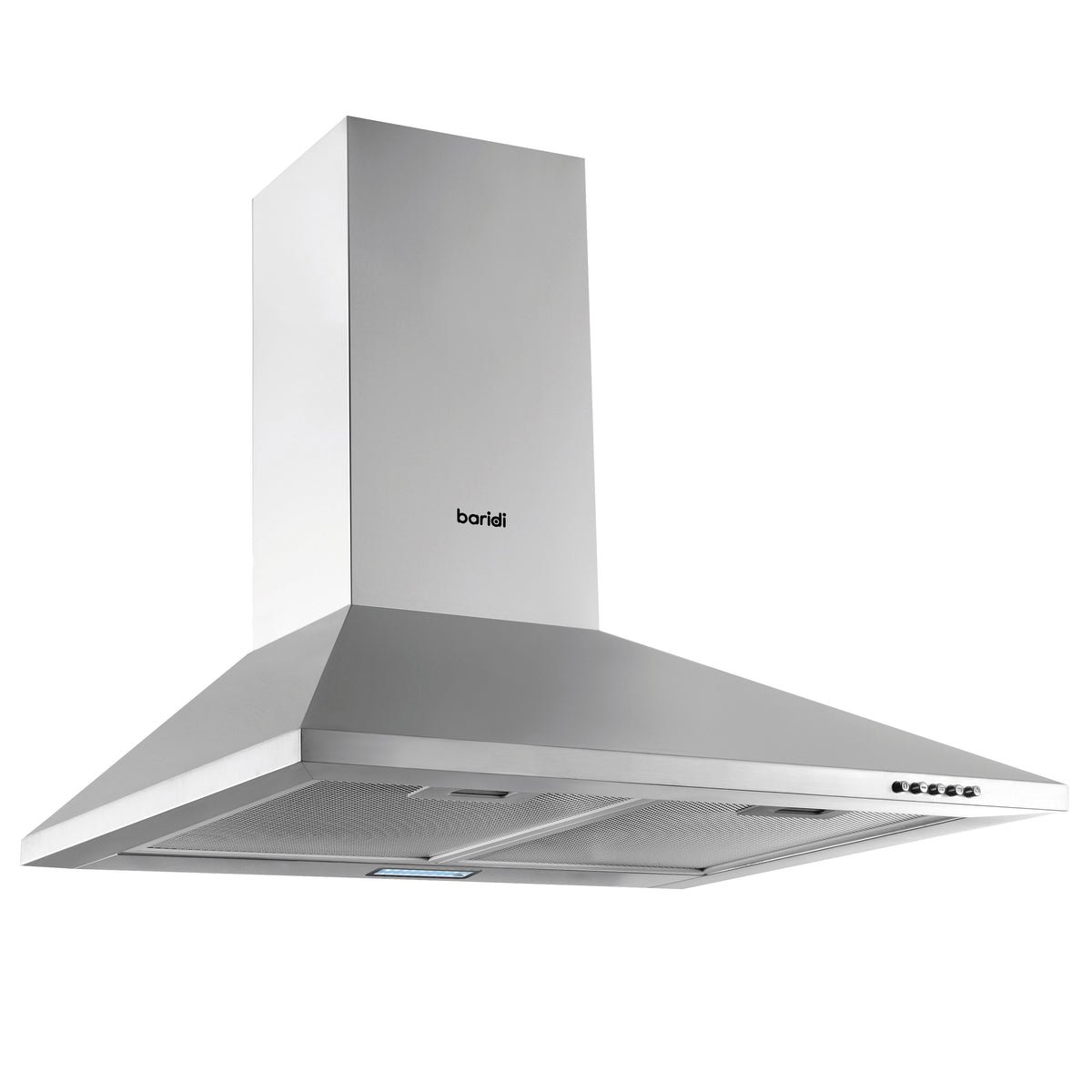 Baridi 60cm Chimney Cooker Hood - Stainless Steel