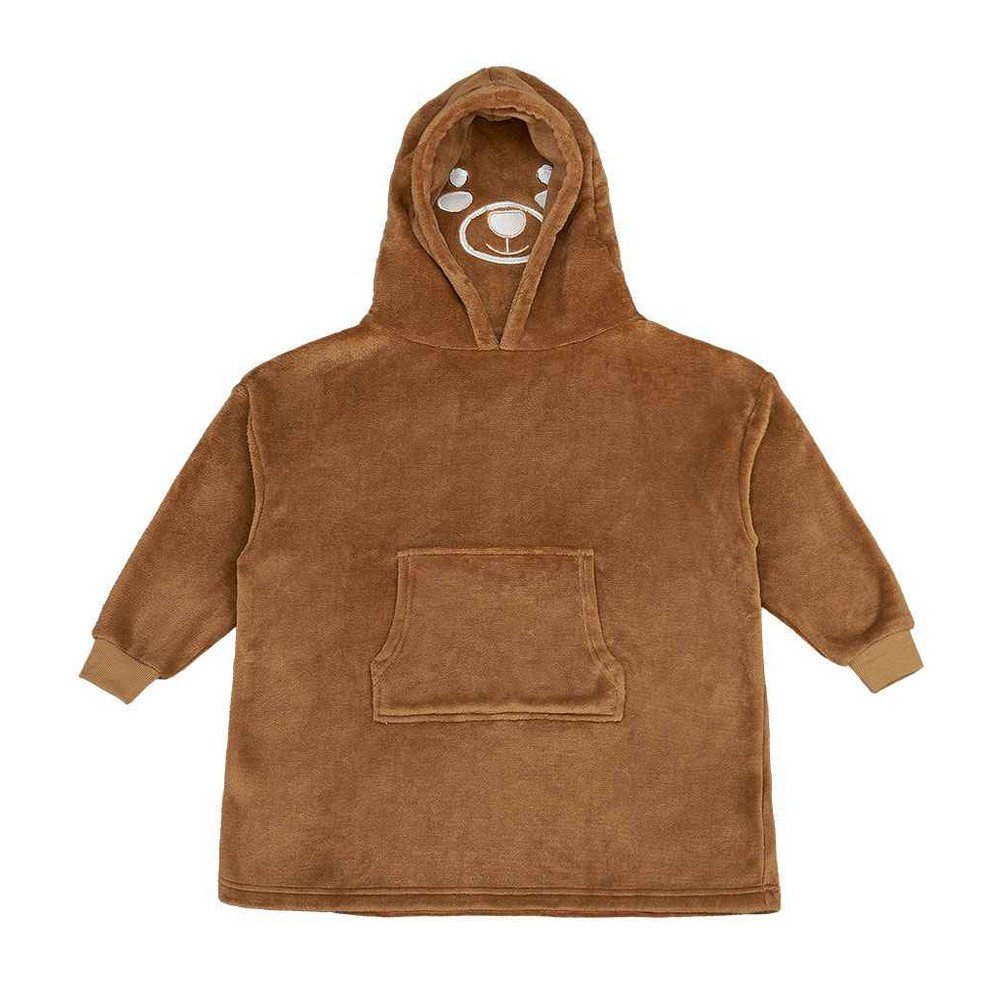 Brand Lab Kids Character Teddy Bear Brown Hoodie Blanket - 5-8 Years