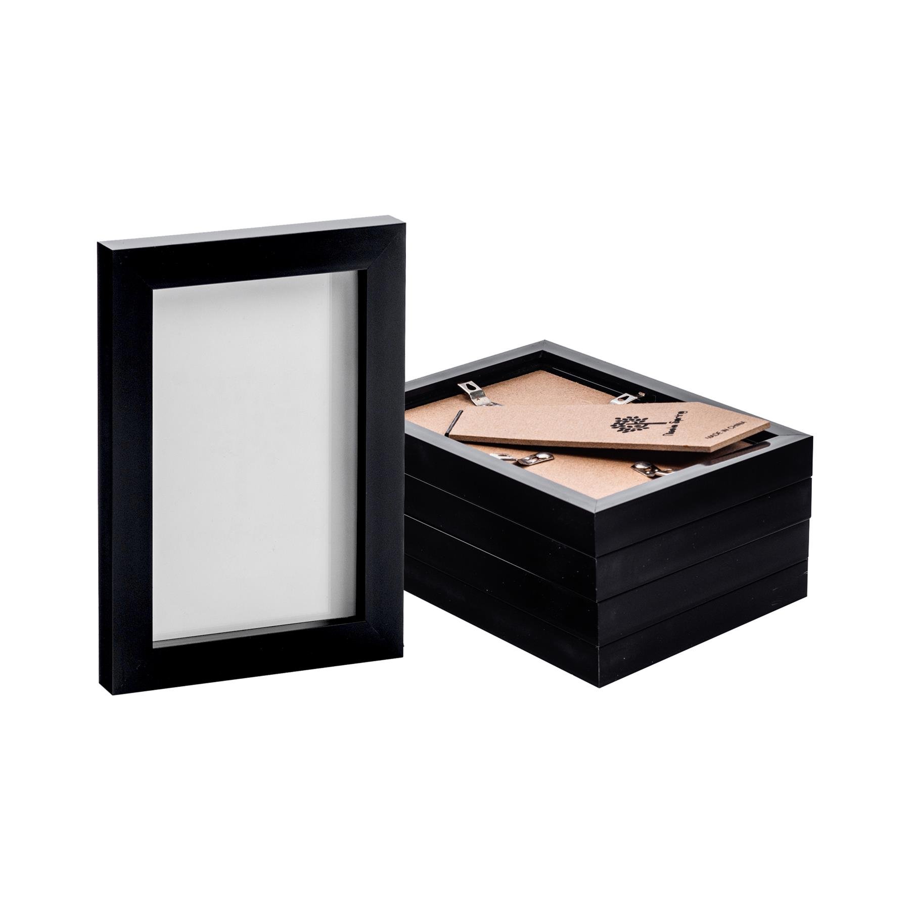 Nicola Spring Photo Frames 4 x 6" Set of 5 - Black
