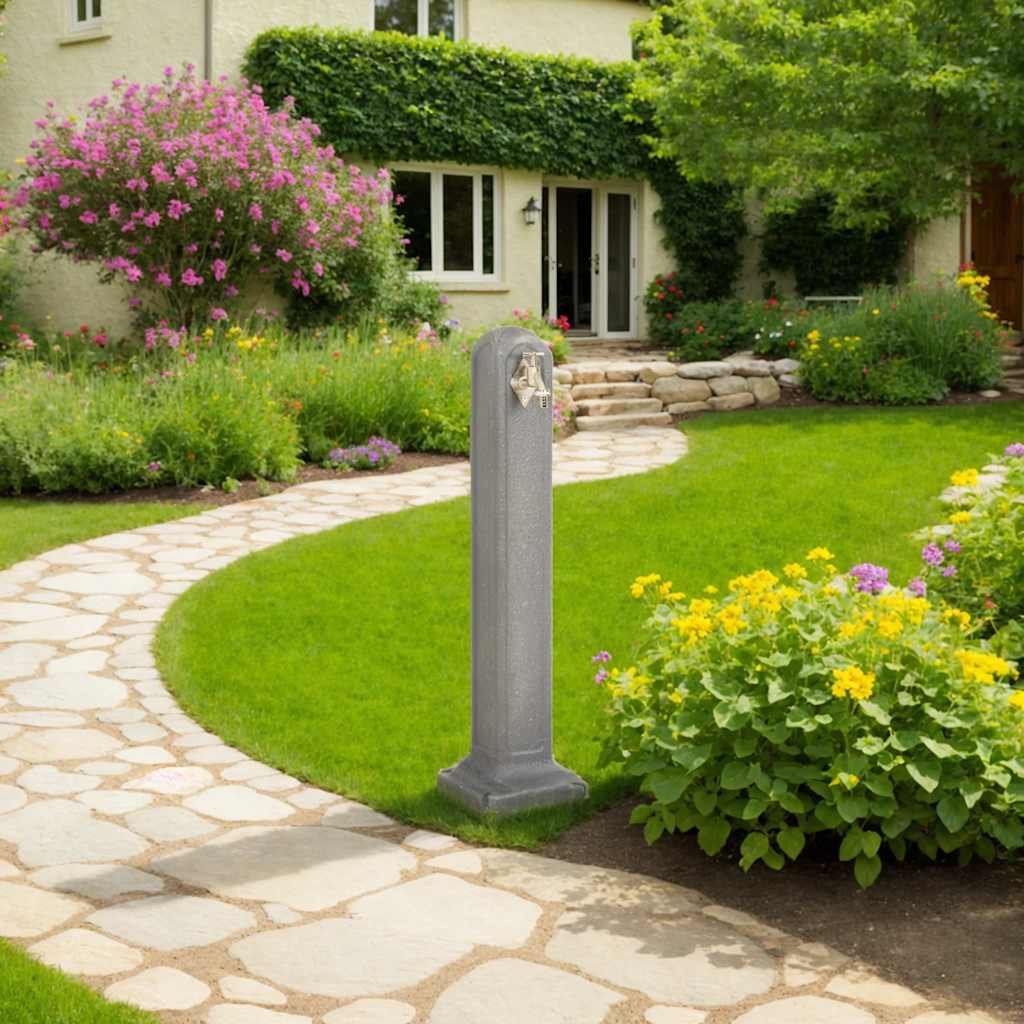 Walplus HDPE Garden Containerer ( ) Compact - Light Grey