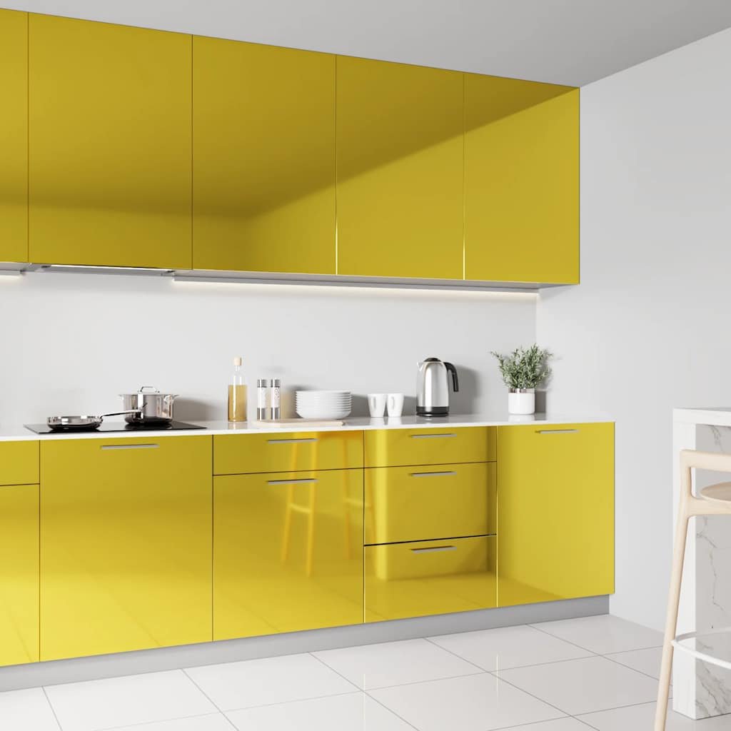 Walplus Self-adhesive Furniture Film High Gloss - High Gloss Gold - 500 x 90 cm