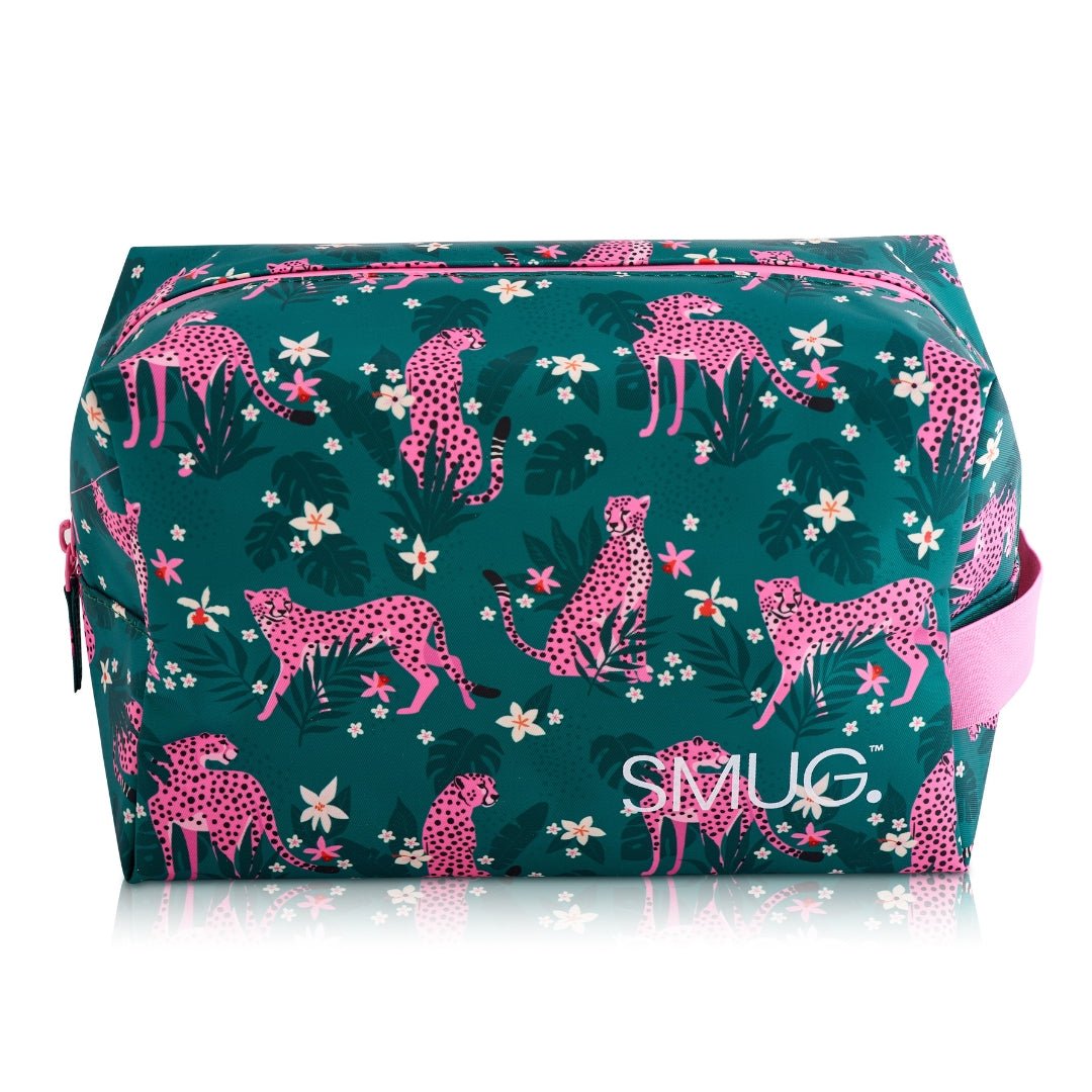 SMUG Wash Bag - Cheetah Print