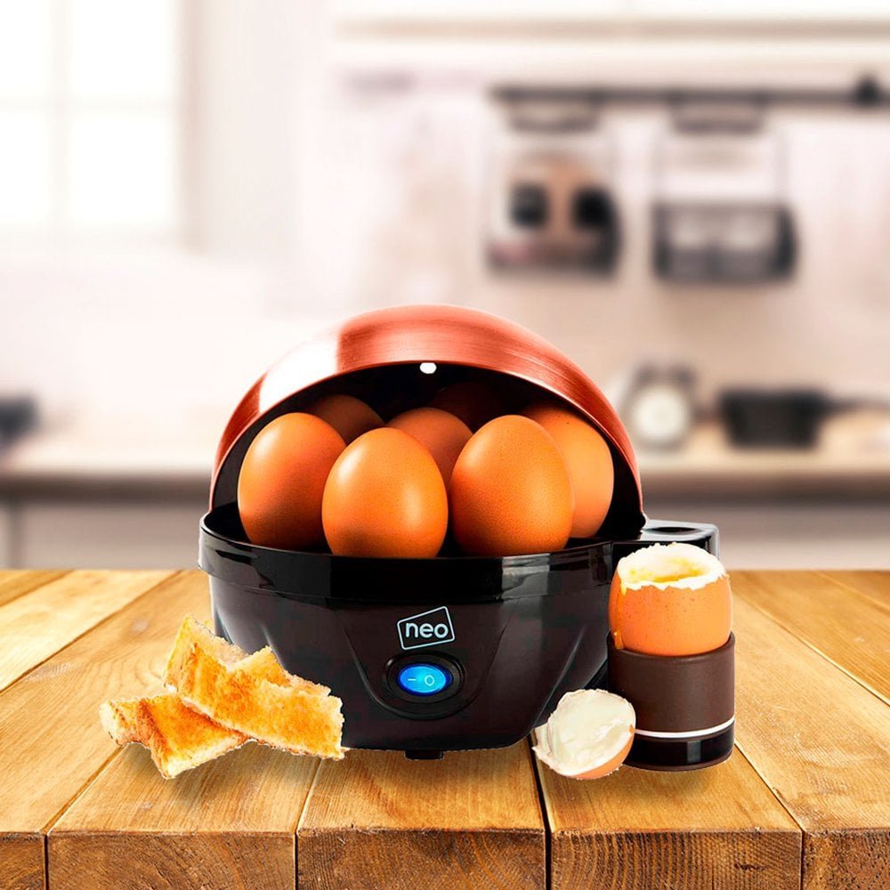 Neo Copper Electric Egg Boiler Poacher and Steamer - Copper