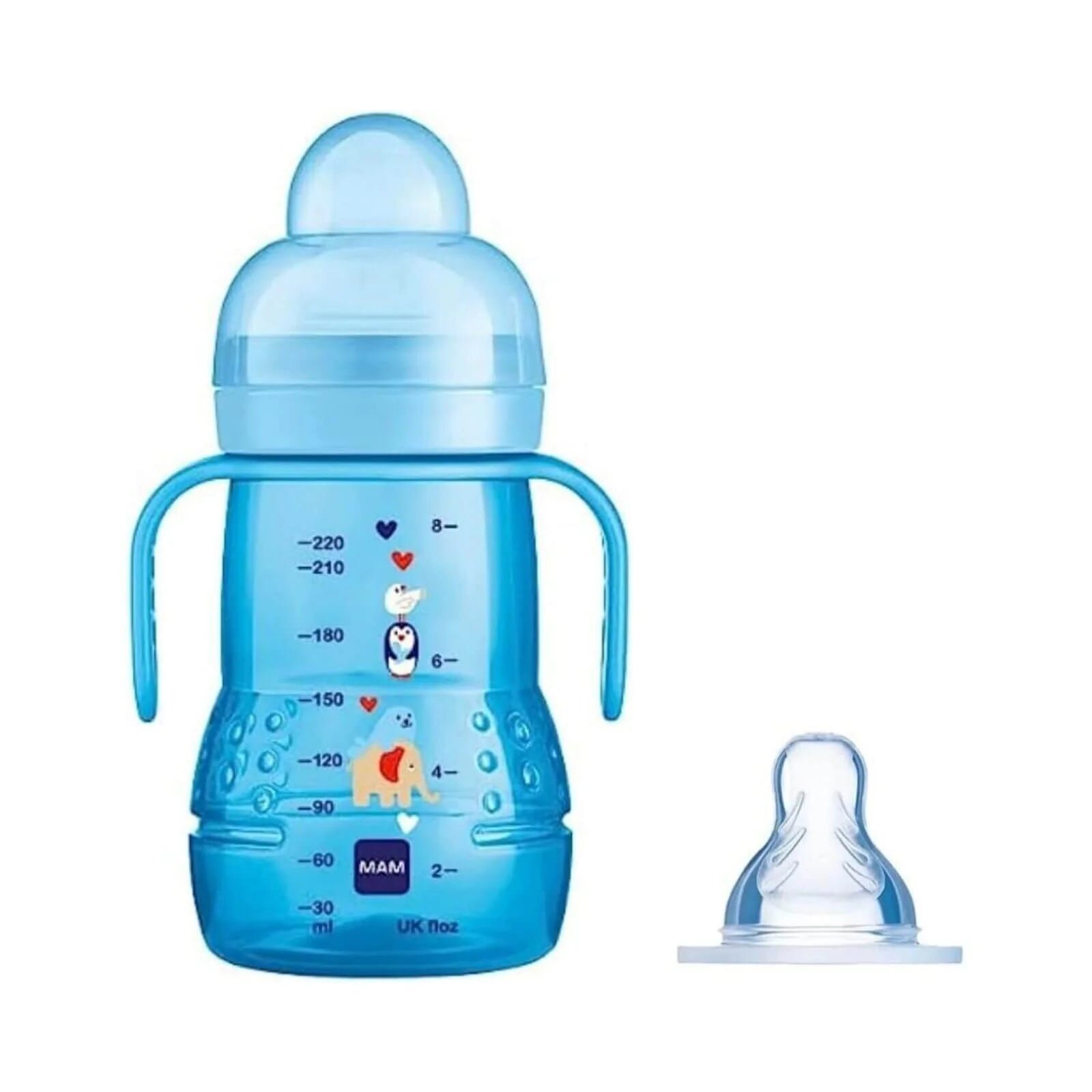 MAM Trainer Cup 2-in-1 220 ml - Blue