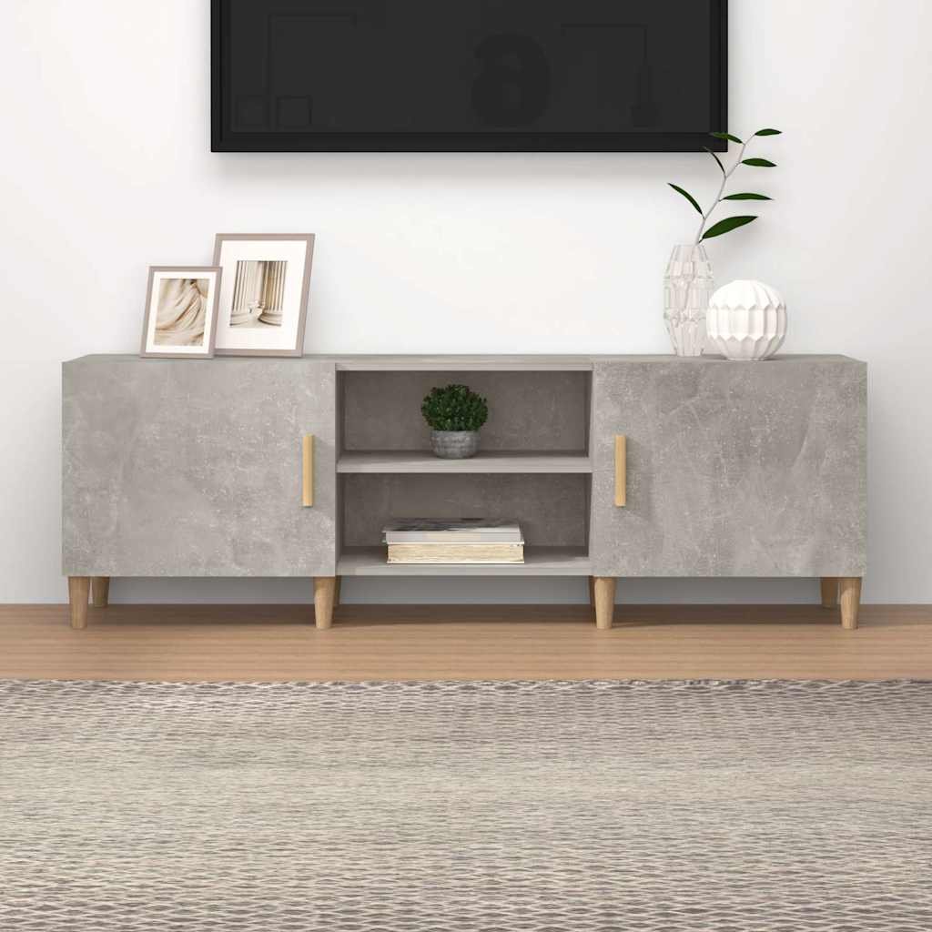 Walplus Engineered Wood TV Cabinet - Grey - 150 x 30 x 50 cm