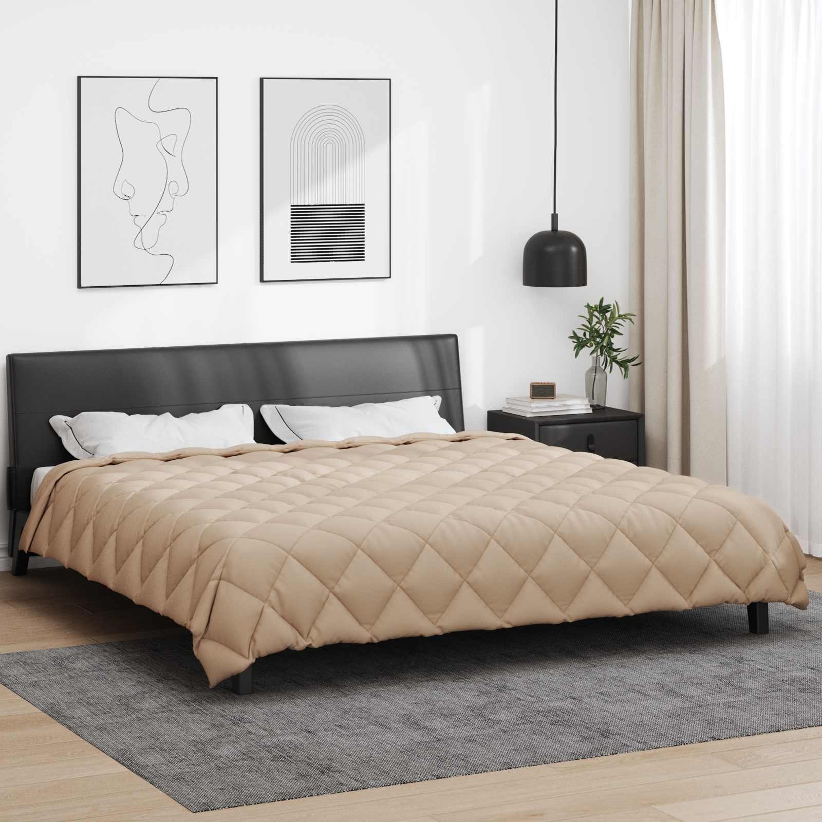 Walplus Winter Duvet Microfibre - Taupe - 220 x 240 cm