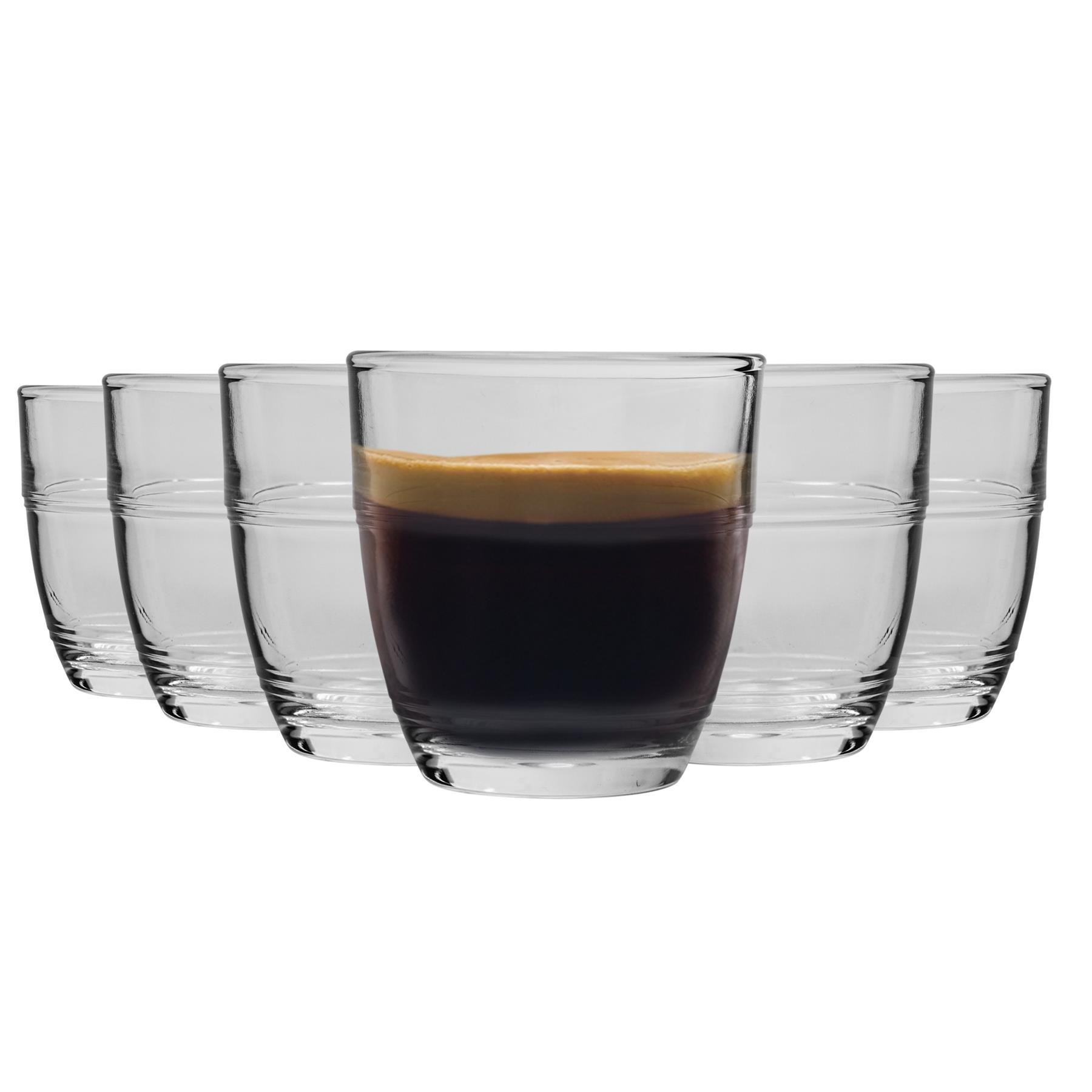 Duralex Gigogne 90ml Shot Glass Espresso Cups - Pack of 12