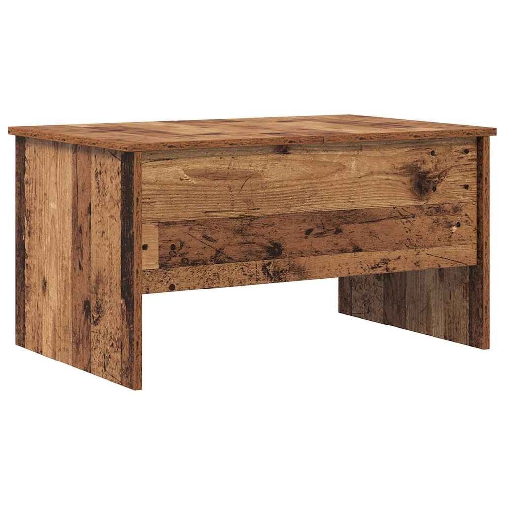 Walplus Engineered Wood Coffee Table - Dark Wood - 80 x 50.5 x 42.5 cm