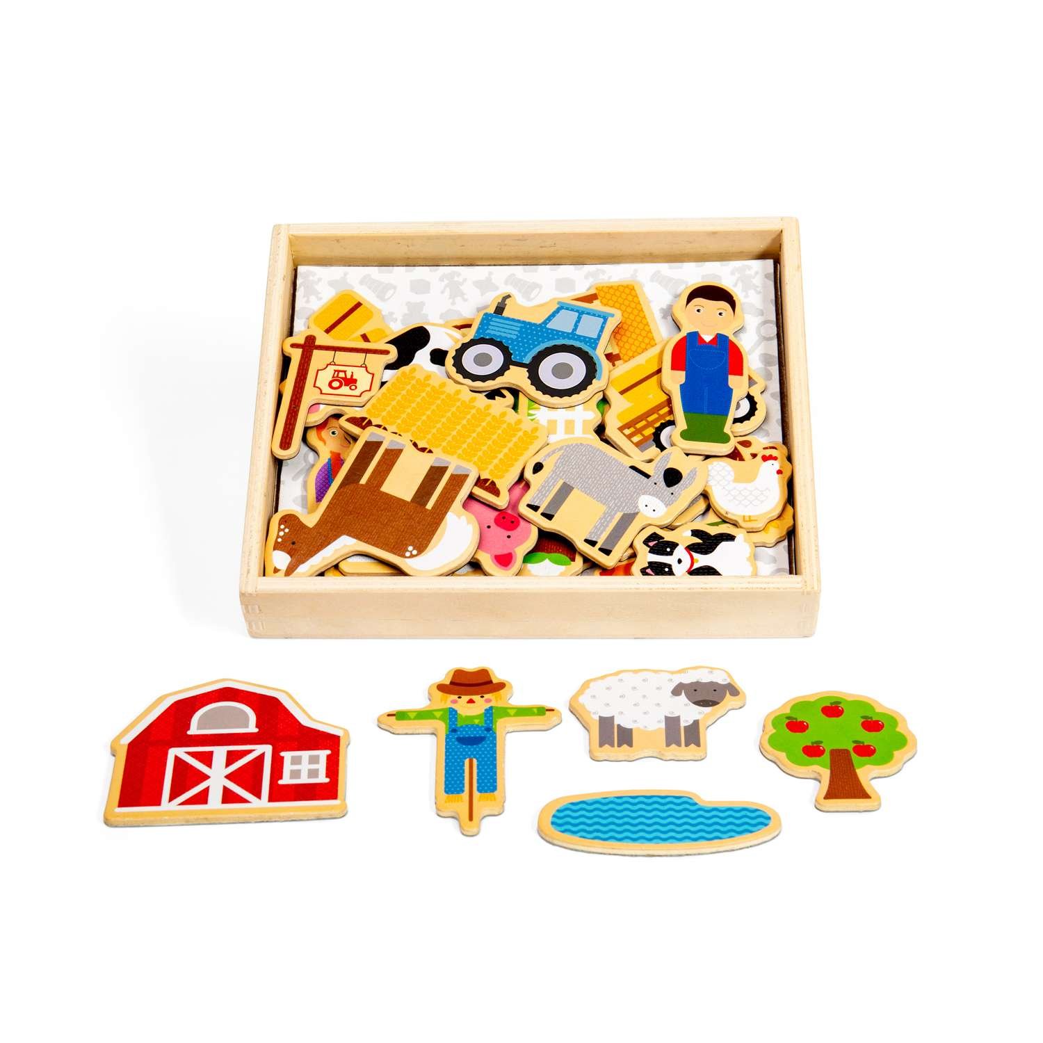 Bigjigs Toys Farm Magnets - 3 Years +