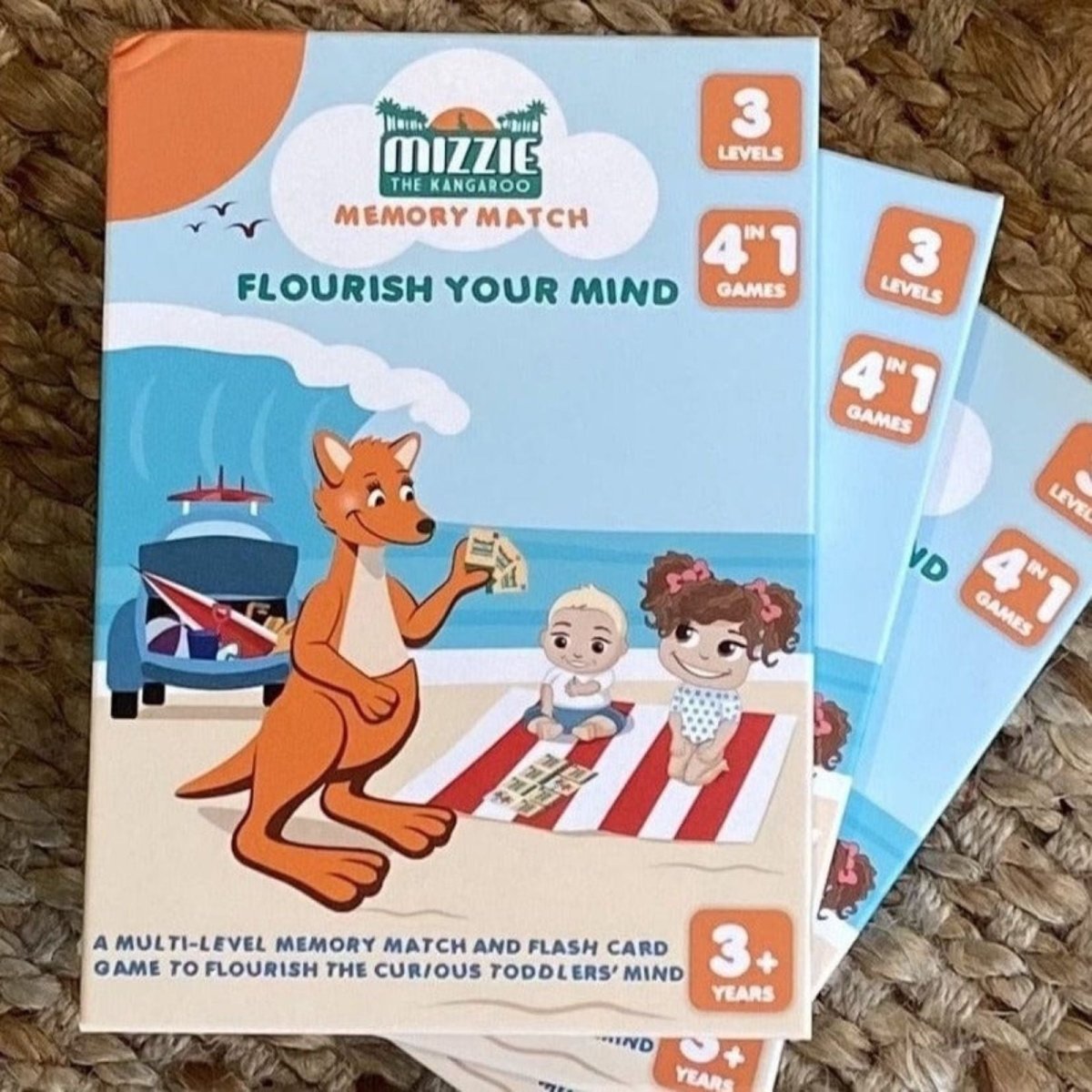 Mizzie the Kangaroo Memory Match Cards