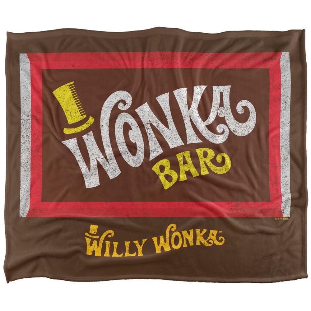 Willy Wonka & The Chocolate Factory Wonka Bar Throw - One Size