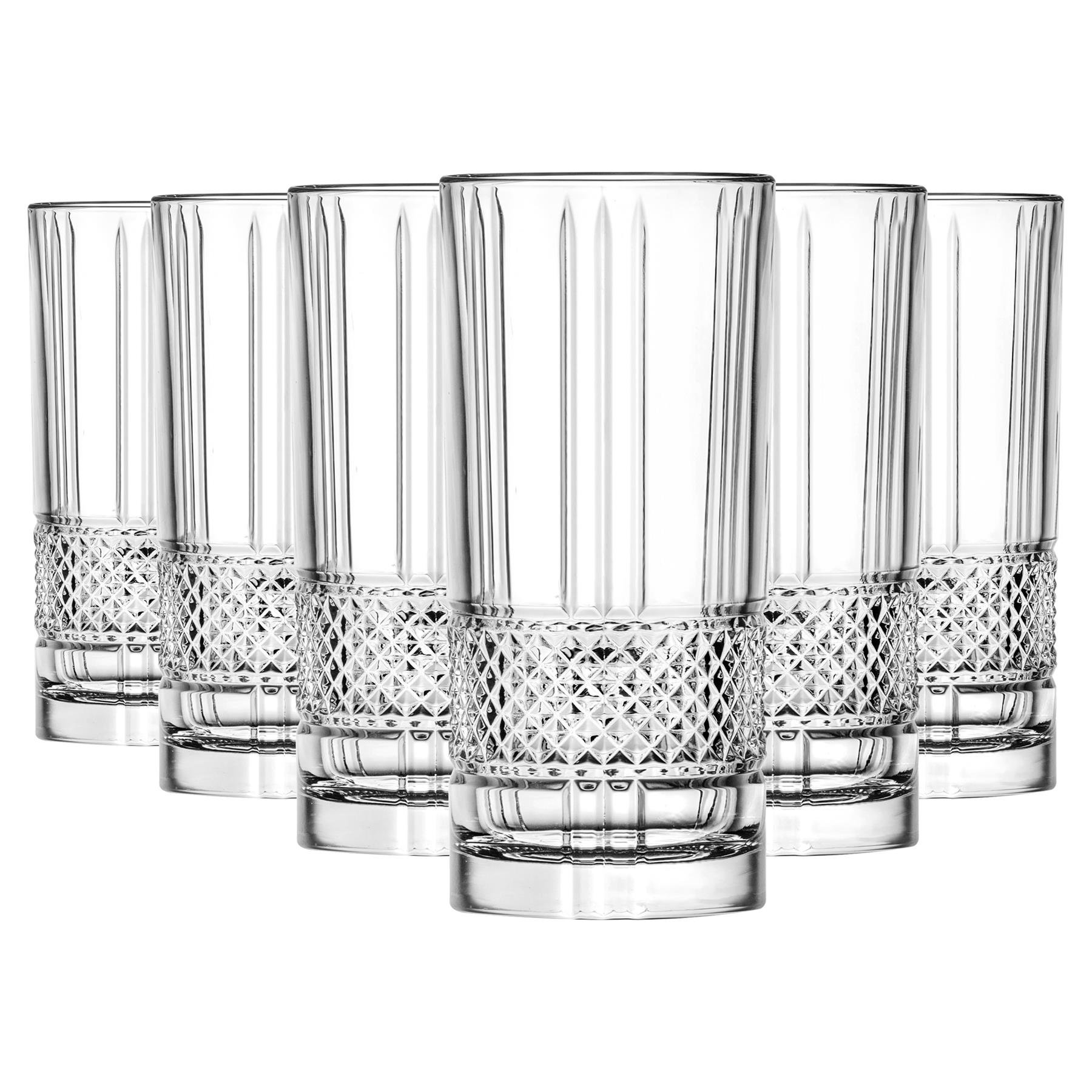 RCR Crystal Brillante Highball Glasses 370ml - Pack of 6
