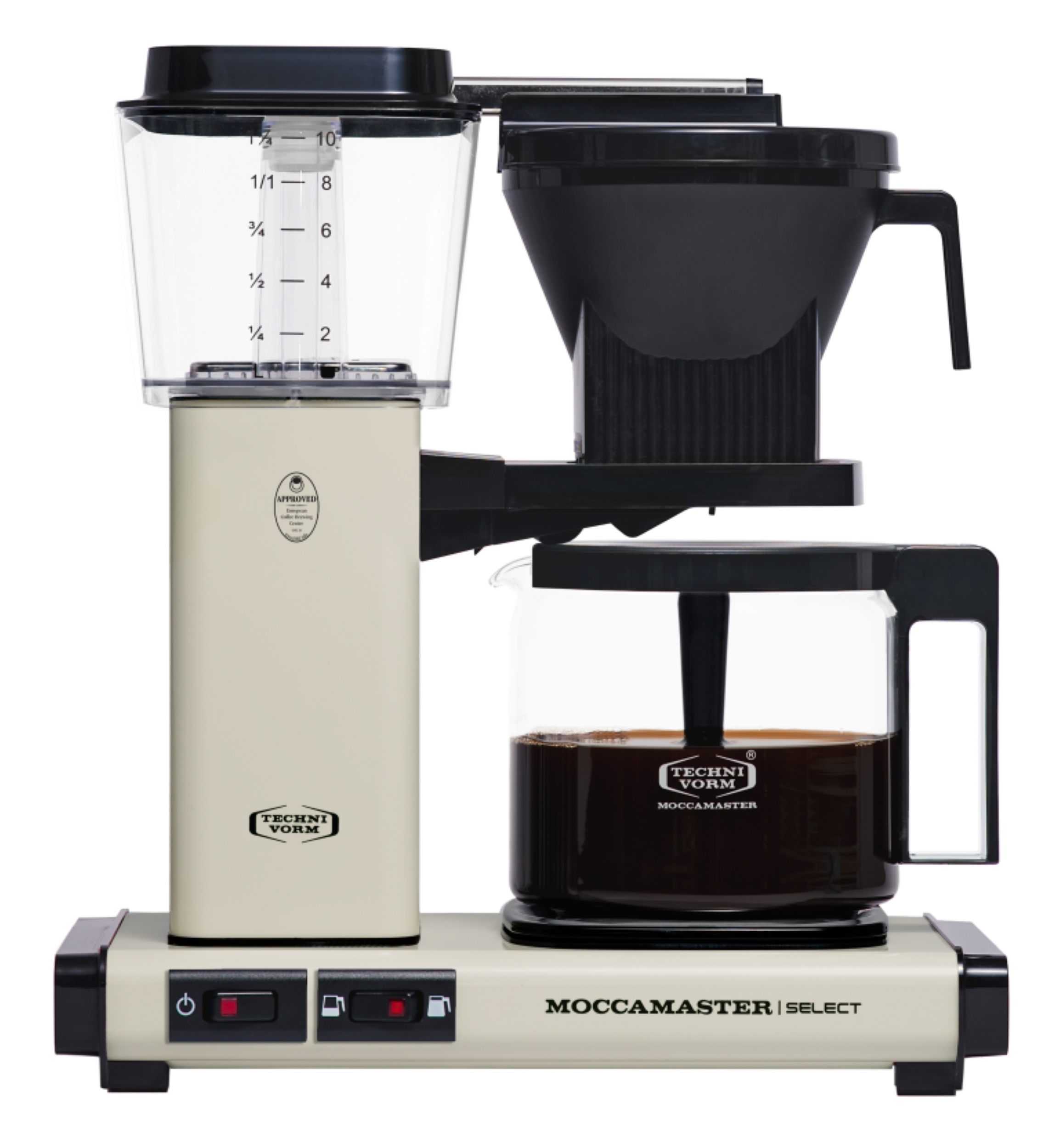Moccamaster KBG Select Filter Coffee Machine - Off-White