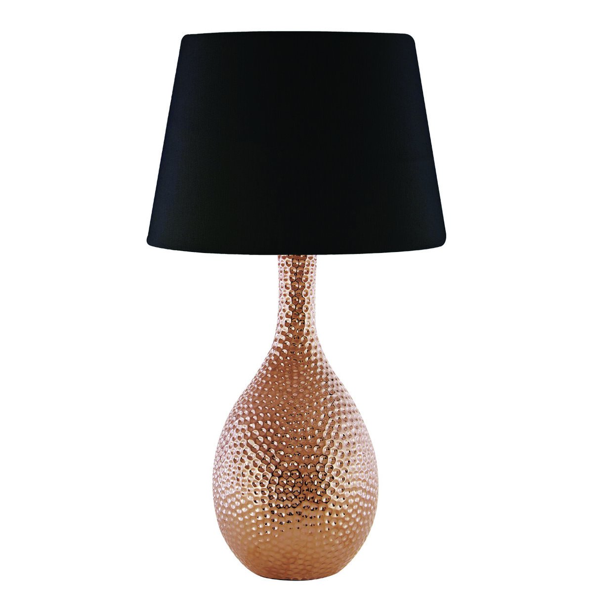 Orsina Julius Ceramic Table Lamp – Black and Gold