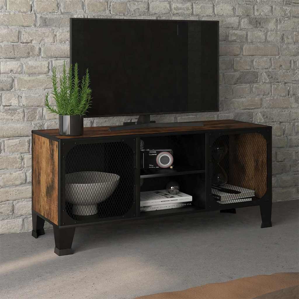 Walplus MDF TV Cabinet - Brown - 105 x 36 x 47 cm