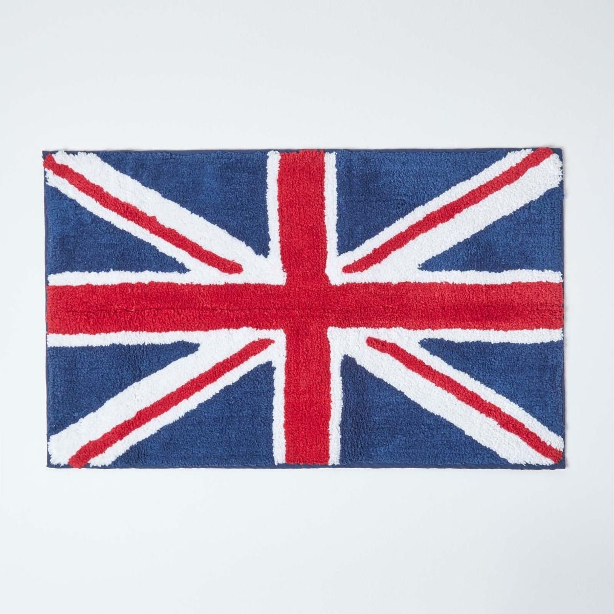 Homescapes Union Jack Flag Cotton Bath Mat