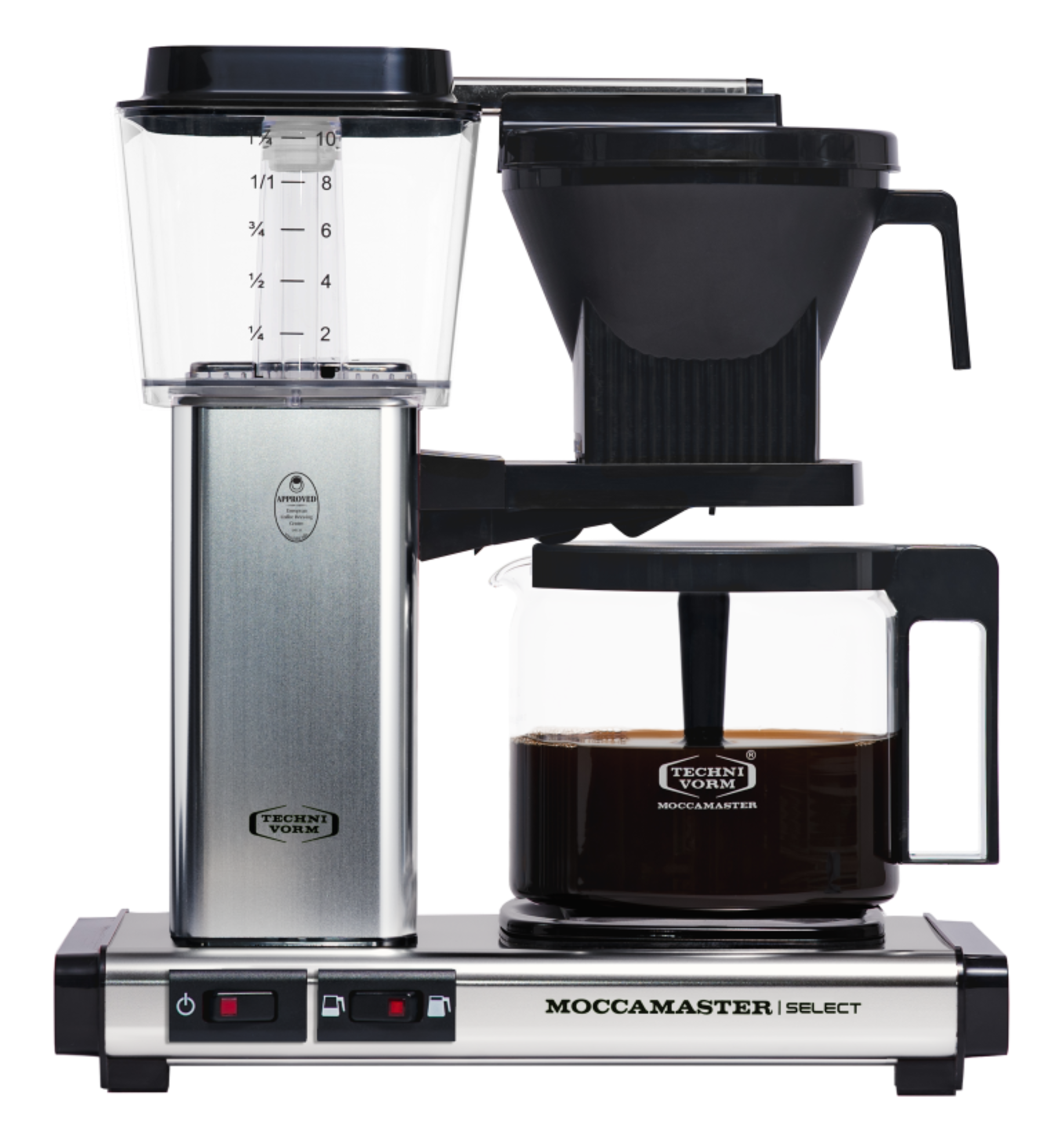 Moccamaster KBG Select Filter Coffee Machine - Polished Silver