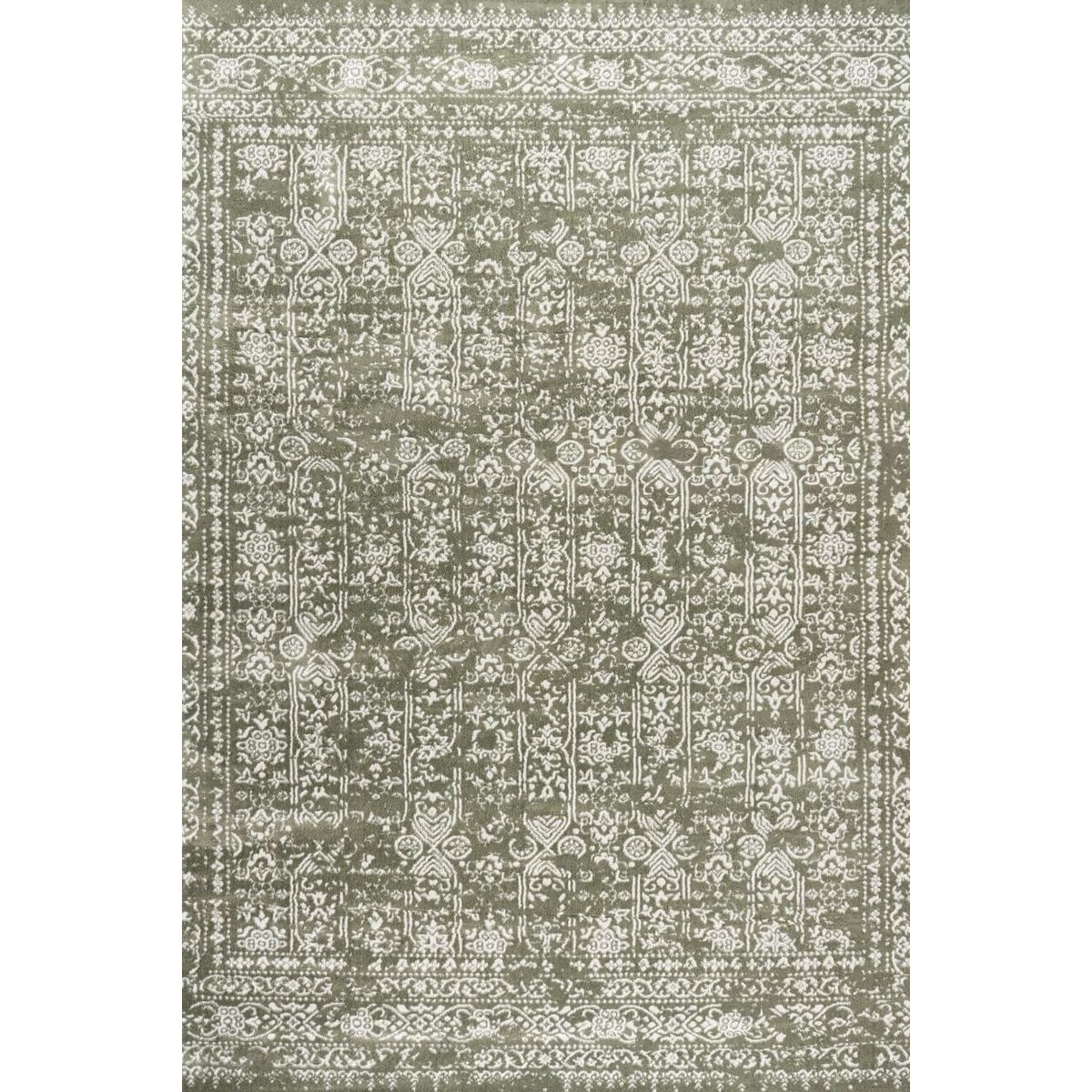 The Rugs Green Montana Vintage Rug - 80 x 150cm