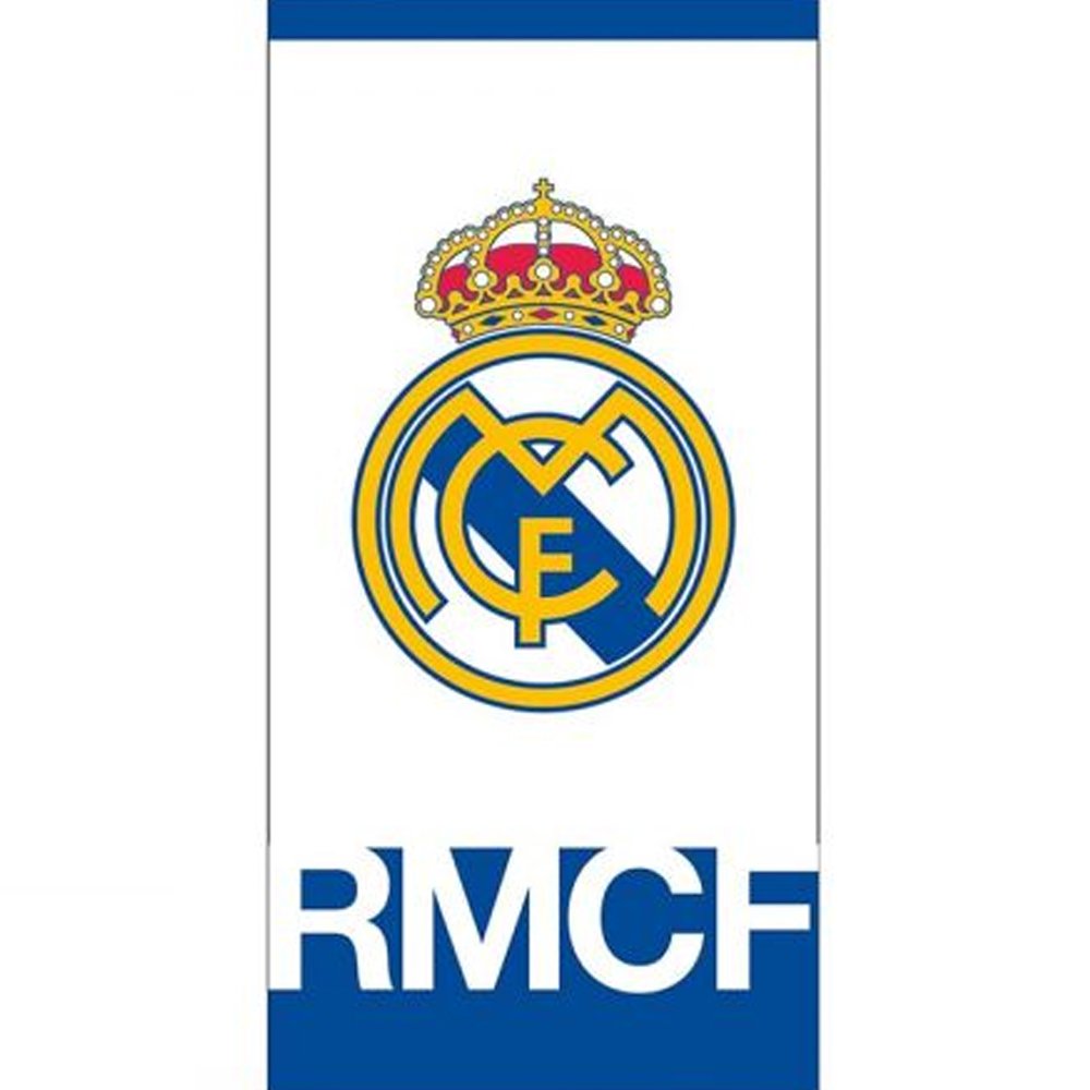Real Madrid CF Beach Towel - White
