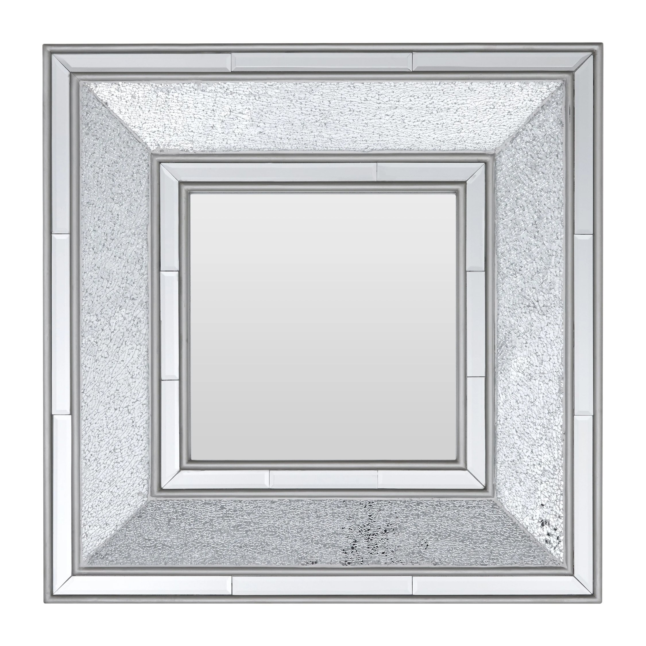 Orsina Pasadena Wilma Wall Mirror – Silver