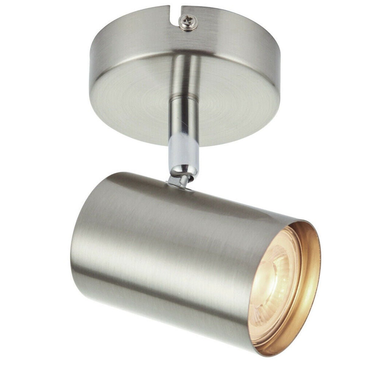 Loops Direct Steel Adjustable Spotlight Product - Satin Chrome