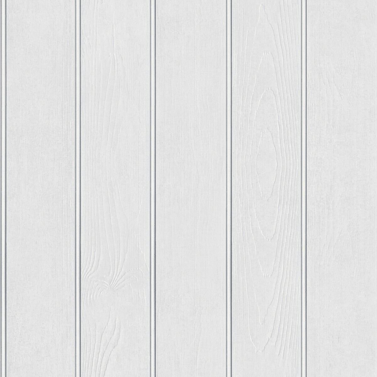 Belgravia Beaded Wood Panel Wallpaper - White