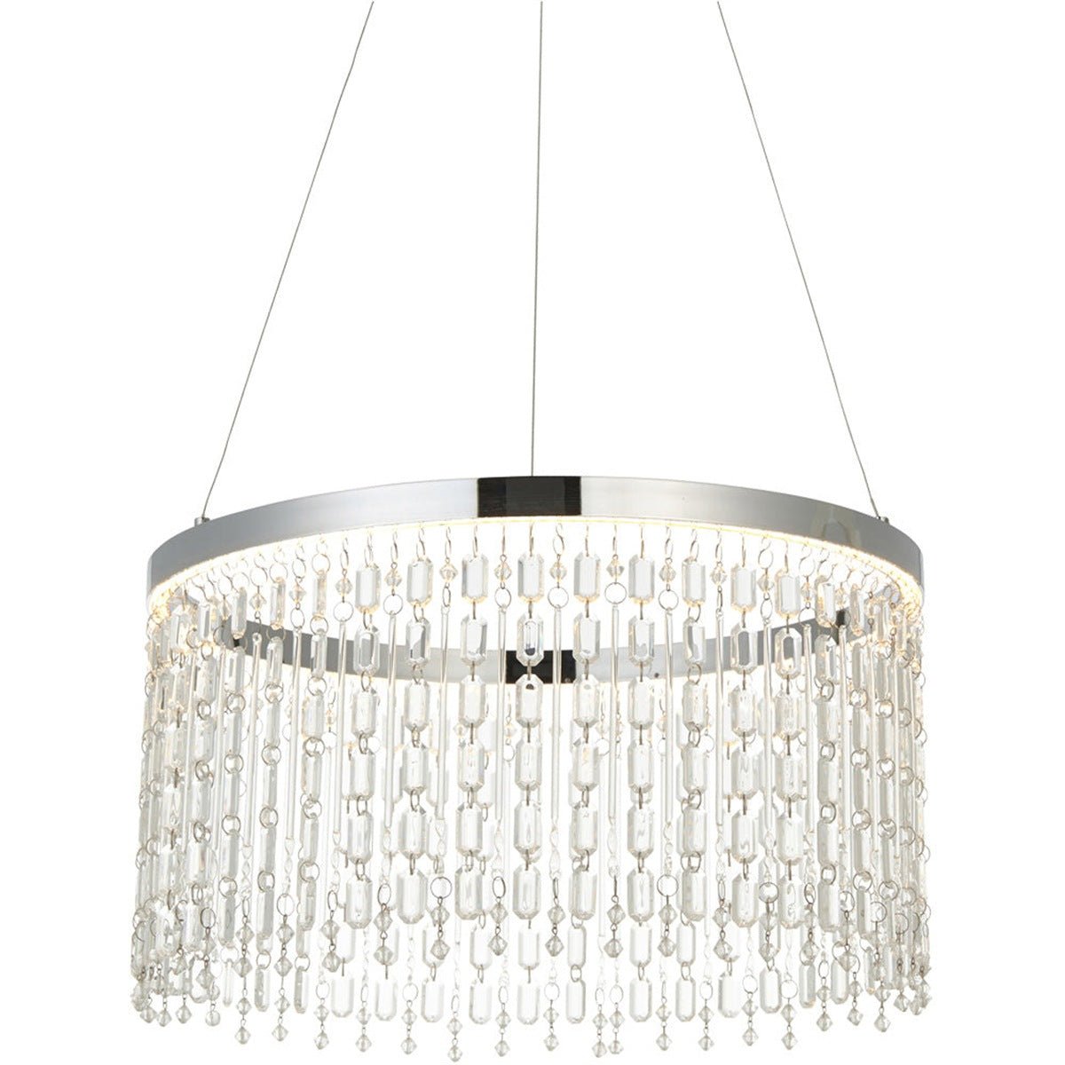 Loops Direct LED Pendant Light - Chrome